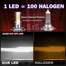 HLXG Mini Canbus lampada H4 H7 LED Car Headlight 100000LM 6000K 8000K Lamp H1 9005 HB3 9006 HB4 H8 H9 H11 fog lights auto Bulbs