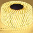 LED Strips Light 220V SMD2835 IP67 Waterproof Flexible Rope Lamp 120Leds/M High Brightness Outdoor Indoor Tape Decor EU Plug