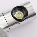 LED Adjustable Dual-head Rotatable Aluminum Wall Lamp Bedroom Bedside Living Room Corridor Lamps Spotlights Decor Ambient Lamps